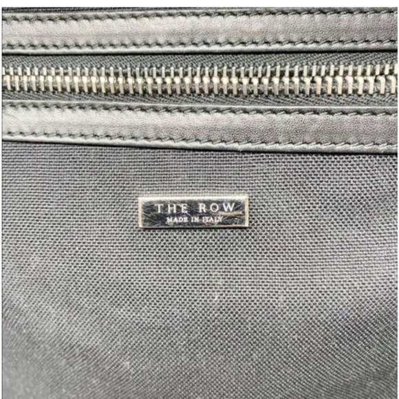 The Row Top Handle Smooth Leather Briefcase Bag - Picture 10 of 10